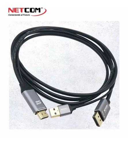 CABLE PREMIUM DE HDMI A MINI HDMI DE 1.80 METROS ULTRA HD 4K 60HZ NETCOM –  Compukaed