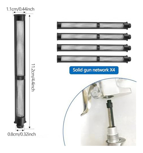 Kit De Filtro Pulverizador Airless, Compatible Con 390 395 4