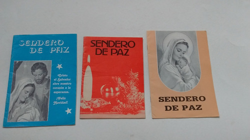 Lote 3 Revistas Senderos De Paz Hermanitas D Pobres La Plata