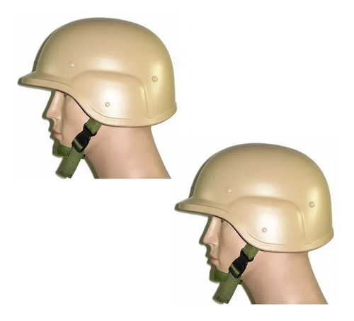 Casco Airsoft Táctico Swat Abs - Pack X2 - Cascos Paintball