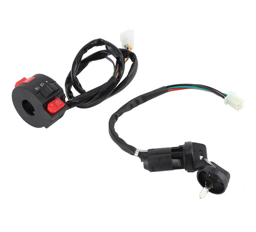 Atv Kill Switch Manillar Botón De Encendido Y 2 Llaves Para