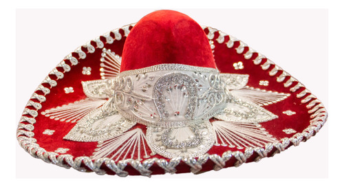 Sombrero Charro Estrella - Rojo