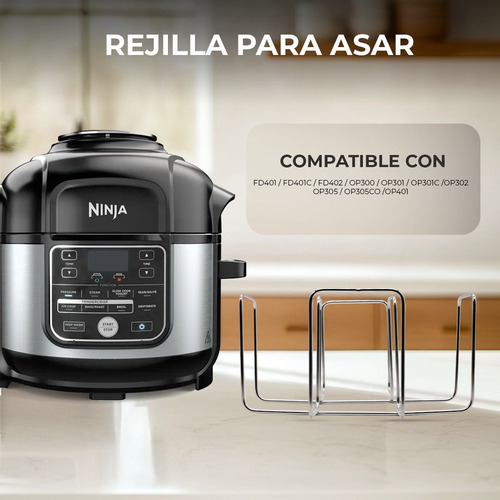 Rejilla Para Asar Ninja Para Ollas A Presion Y Freidoras