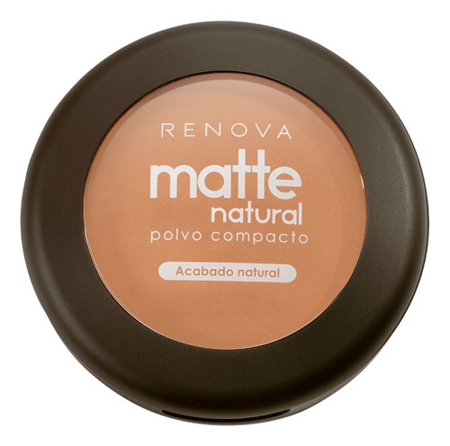 Base de maquillaje en polvo Renova Matte Natural tono soleado - 10g