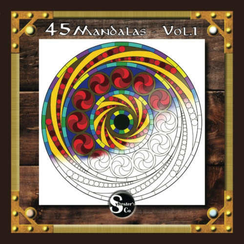 Libro: 45 Mandalas Para Relajación Y Meditación. Libro De Co
