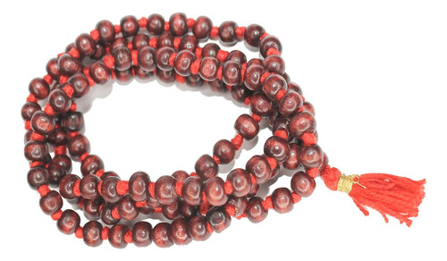 Perlas Is4a De Madera Roja Natural De Palisandro Japa Mala 1