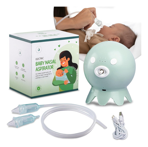 Aspirador Nasal Eléctrico Para Bebé Con Succión Ajustable De
