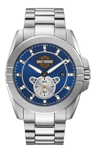 Reloj Harley Davidson By Bulova Hombre 76b183 Quartz Nuevo