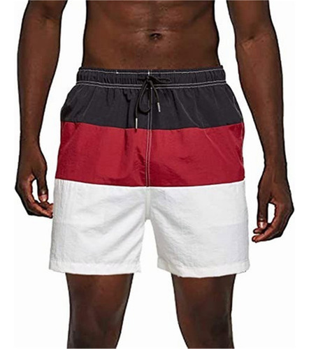 A Traje De Baño Con Secado Rápido For Hombre, Ideal P/playa