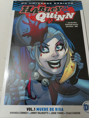 Dc  Harley Quinn Vol. 1 Muere De Risa, Dc Universe Rebirth.