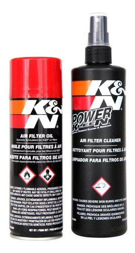 Imagen 2 de 3 de Kit De Limpieza Para Filtros De Aire K&n Alto Flujo