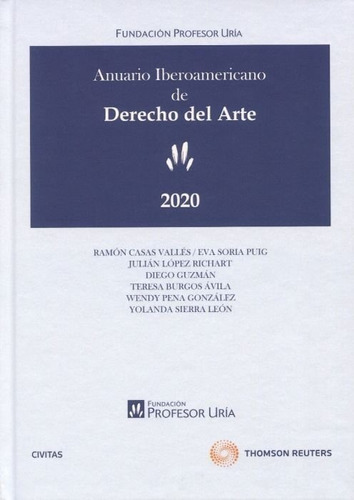 Anuario Iberoamericano De Derecho Del Arte 2020 Duo - Raf...