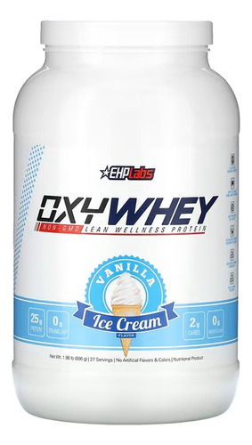 Ehp Labs Oxywhey Daily Lean Whey Protein 2lb 25 Serv Sabor Vanilla Ice Cream