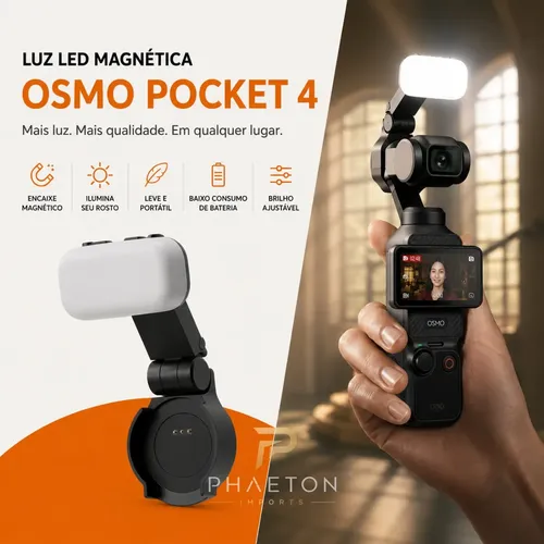 Câmera Dji Osmo Pocket 4 Creator Combo Original + Cartão | Frete