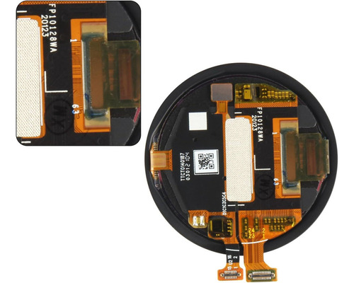 . Tela De Toque Lcd Para Huawei Watch Gt2 46 Mm Ltn-b19 D