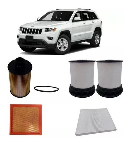 Kit Filtros Jeep Cherokee 3.0 Diesel 2011 A