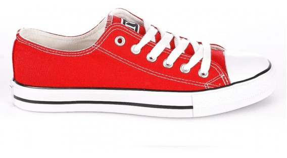 tenis tipo converse rojos