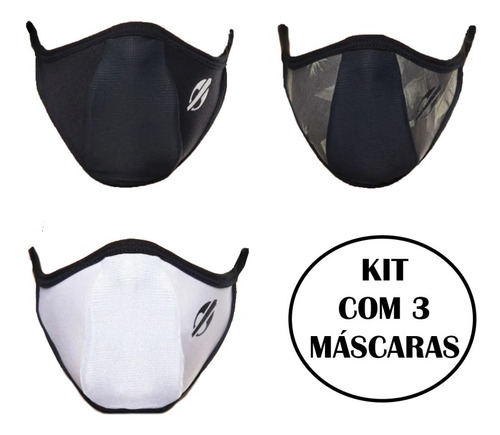 Kit C/3 Mascara  Neoprene Dry Comfort Reutilizável Mormaii