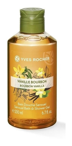 Gel de ducha corporal Yves Rocher bourbon vanilla 200 ml