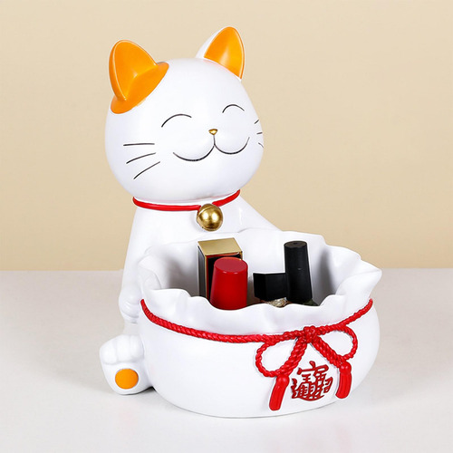 Estatuilla De Resina, Estatua De Gato De La,