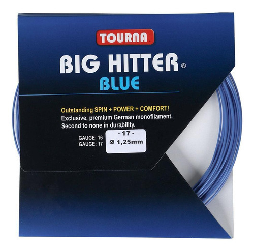 Corda Tourna Big Hitter Blue 17l 1.25mm Azul Set Individual