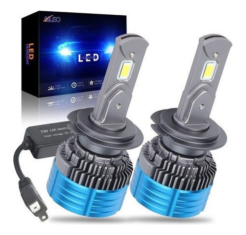 Aileo H7-bombilla Led 20000lm 90w Alta Potencia 6000k