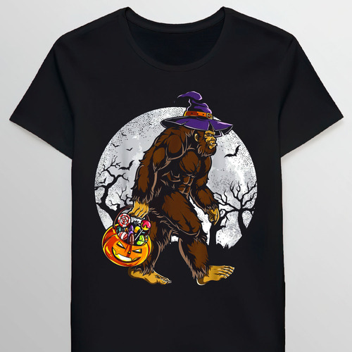 Remera Bigfoot Witch Pumpkin Halloween Gifts Women 87918545