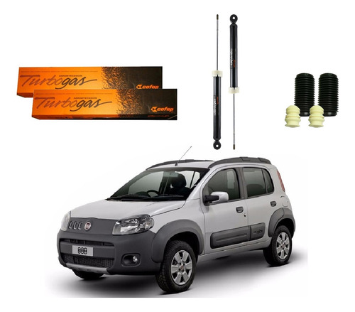 Kit Amortecedor Traseiro´ Fiat Uno Way 2014