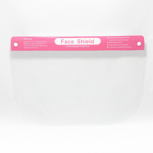 Imagen 1 de 3 de Careta Protector Face Shield Original Lavable Calibre 25