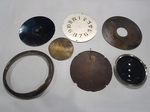 Imagen 9 de 9 de Antiguos Cuadrantes Y Aros De Reloj Lote X 15 Mag 59785