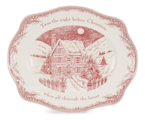 Johnson Brothers Twas The Oval Platter