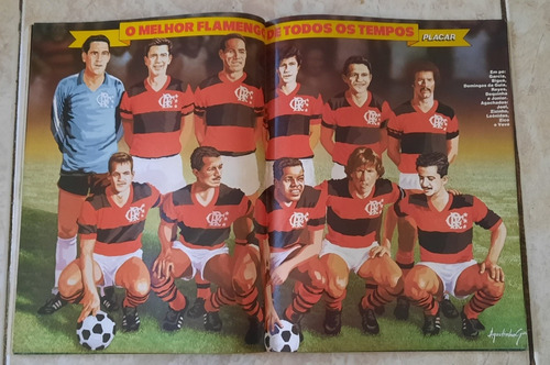 Revista Placar 642 Pôster Flamengo De Todos Os Tempos E Éder (Usado)