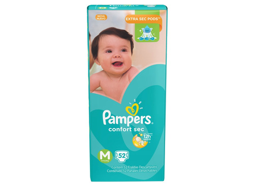 Pampers Confort Sec M (6 A 10 Kg) - X52