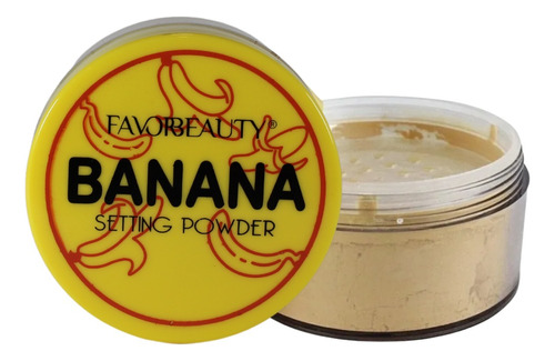 Polvo Maquillaje Banana Traslucido Setting Powder Sellador