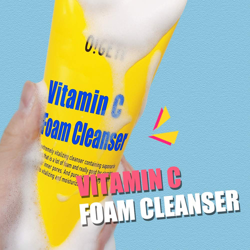 O!geti Vitamin C Foam Cleanser | Foaming Facial Cleanser, Pe