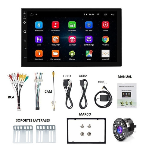 Radio Para Carro Android Wifi Gps Bluetooth Gratis Camara