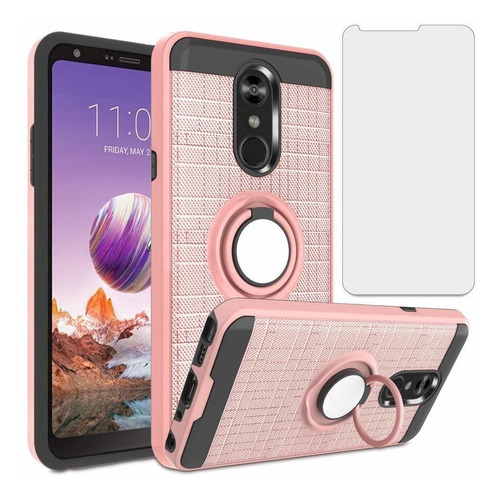 Asuwish Compatible Con LG Stylo 4 Funda Protectora De Pantal