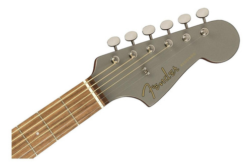 Imagen 5 de 5 de Guitarra electroacústica Fender California Redondo Player slate satin