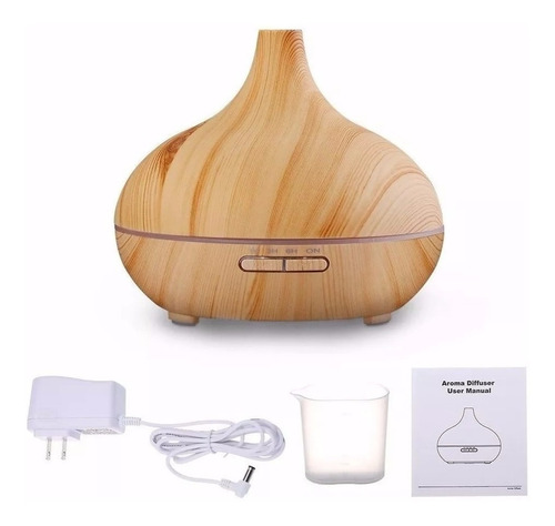 Imagen 5 de 5 de Humidificador Aromatizador Aceites 400ml C/control Remoto Lu