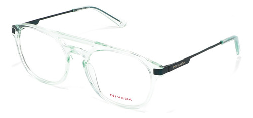 Lentes Nivada Acetato Translucido Verde Acua Piloto Vnv80328