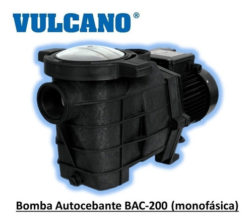 Bomba Para Piscina Autocebante 2 Hp Monofasica Vulcano