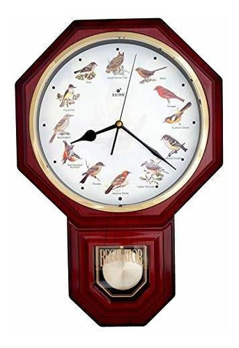 Reloj De Pared - Justime Unique 12 North American Bird's Son