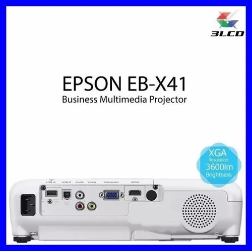 Retroprojetor Epson Eb X36 3600l Xga/wifi/hdmi Branco+ Bolsa