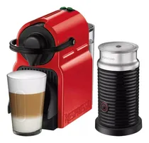 Comprar Cafetera Nespresso Inissia Rojo + Espumadora Nespresso