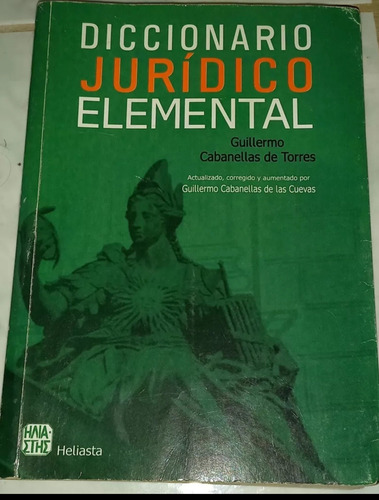Libro Diccionario Jurídico Elemental.guillermo Cabanellas