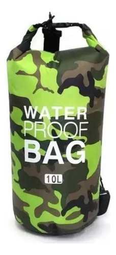 Bolsa Seca Camuflada, 10 Litros, Basic