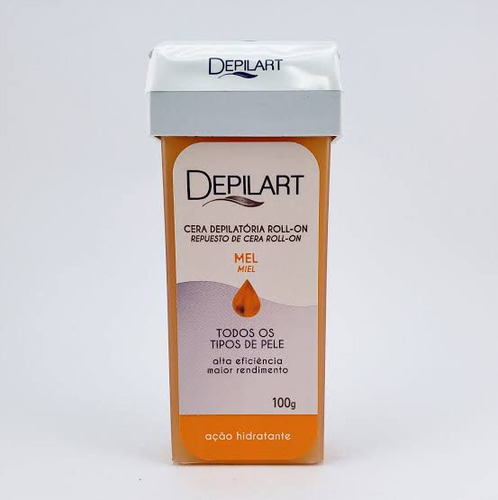 Cera Depilatória Roll-on Depilart Mel Hidratante - 100g