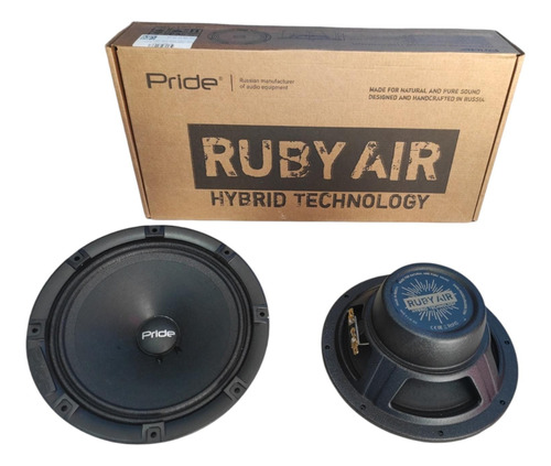 Pride Audio Par De Medios Rangos Rusos Ruby Air  6.5 Nuevos