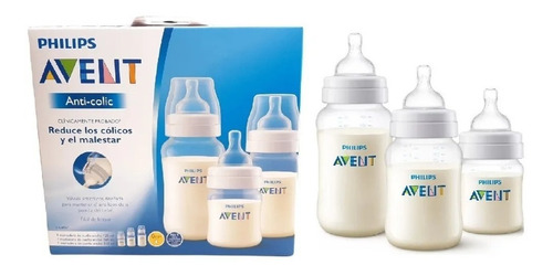 Philips Avent Mamaderas Anti-colic Pack X 3