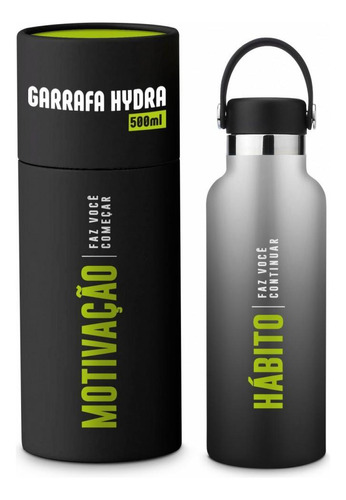 Garrafa Termica Hydra 500ml Academia Corrida - Motivacao